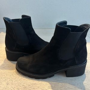 Stuart Weitzman Suede Chelsea Boots
